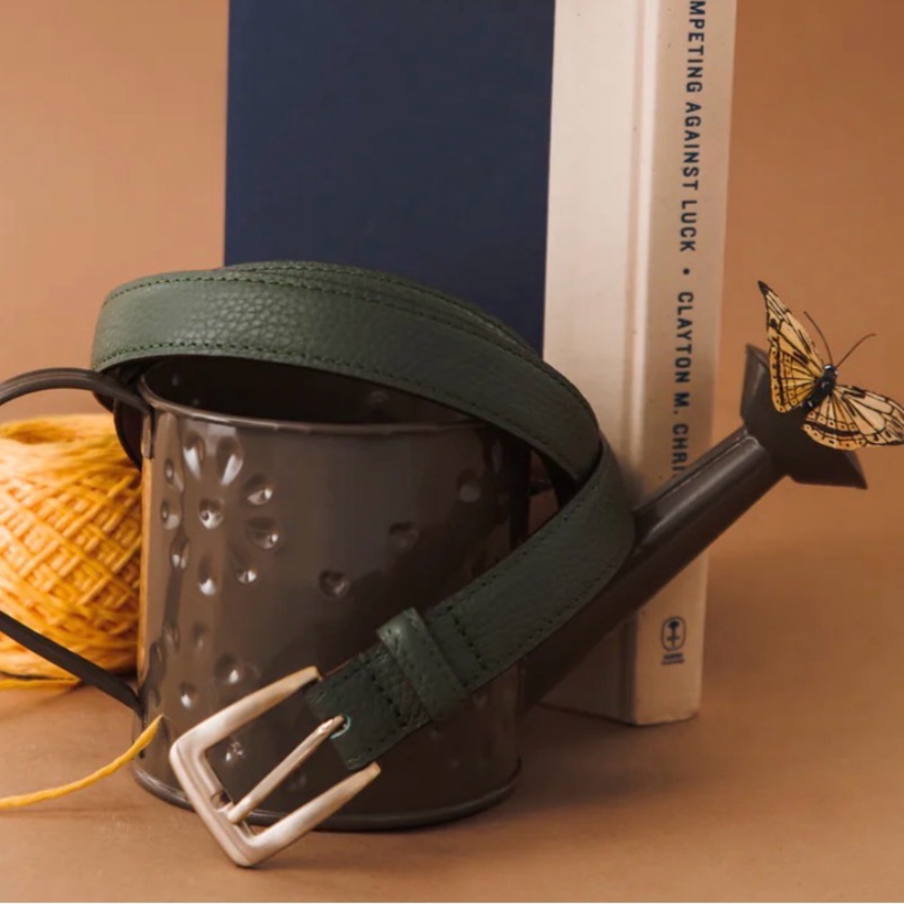 Beckett Simonon Iris Pebbled Leather Belt - Picture 12 of 12